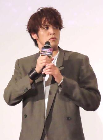 　劇場アニメ「ゾンビランドサガ　ゆめぎんがパラダイス」の公開記念舞台あいさつに出席した宮野真守