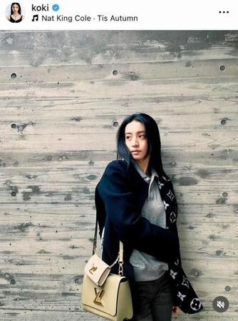 Ｋｏｋｉ，のインスタグラム＠ｋｏｋｉ（１０月２４日付）より