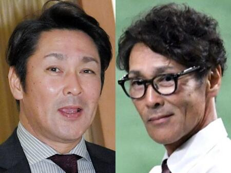 　２０キロ減量の元木大介氏ビフォーアフター（左は２０１９年、右は２０２５年撮影）