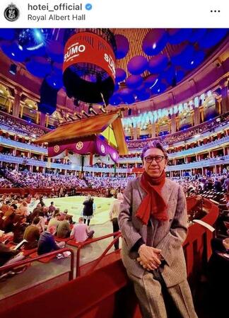 布袋寅泰のインスタグラム＠ｈｏｔｅｉ＿ｏｆｆｉｃｉａｌ（１０月１８日付）より 