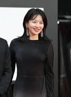 　「第３８回東京国際映画祭」レッドカーペットに登場した大橋未歩（撮影・伊藤笙子）