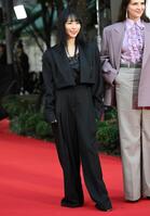 　「第３８回東京国際映画祭」レッドカーペットに登場したＭＥＧＵＭＩ（撮影・伊藤笙子）
