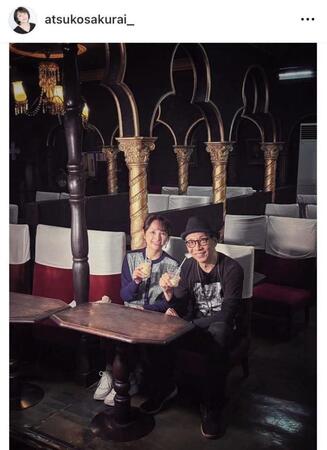 　櫻井淳子のインスタグラム＠ａｔｓｕｋｏｓａｋｕｒａｉ＿より