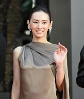 　「第３８回東京国際映画祭」レッドカーペットに登場した北川景子（撮影・伊藤笙子）