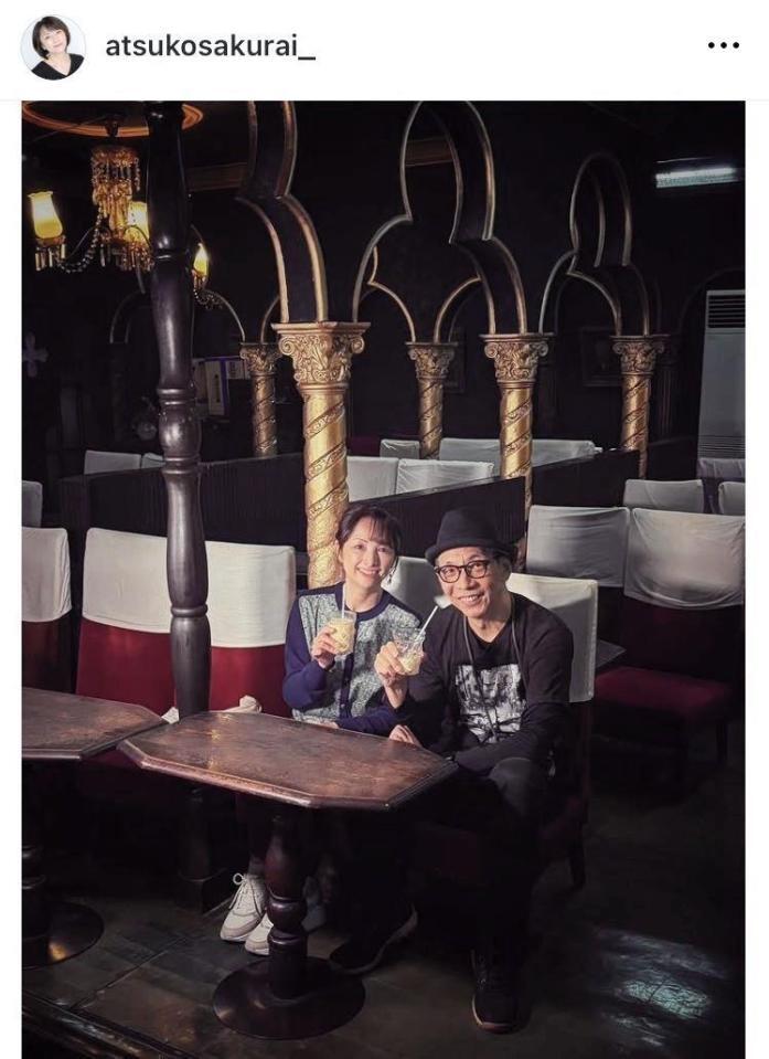　櫻井淳子のインスタグラム＠ａｔｓｕｋｏｓａｋｕｒａｉ＿より