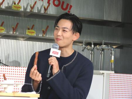 　「ひみつのチュロス『フィッチュロス』」オープン記念イベントに出席した竜星涼