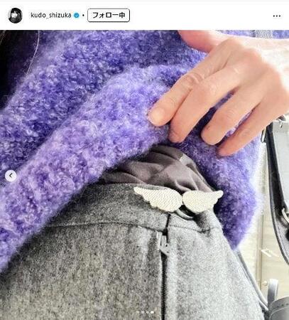 　工藤静香インスタグラム＠ｋｕｄｏ＿ｓｈｉｚｕｋａから