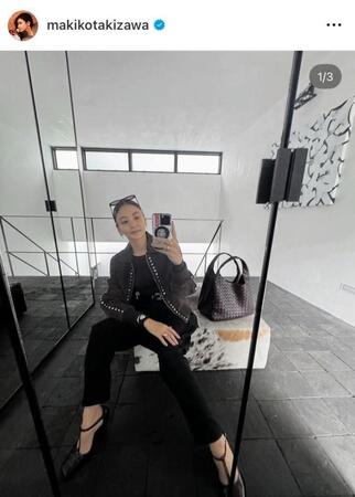 滝沢眞規子のインスタグラム＠ｍａｋｉｋｏｔａｋｉｚａｗａより 