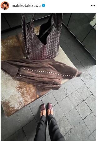 滝沢眞規子のインスタグラム＠ｍａｋｉｋｏｔａｋｉｚａｗａより 