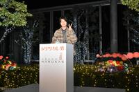 　イルミネーションに点灯したＡぇ！ｇｒｏｕｐの佐野晶哉