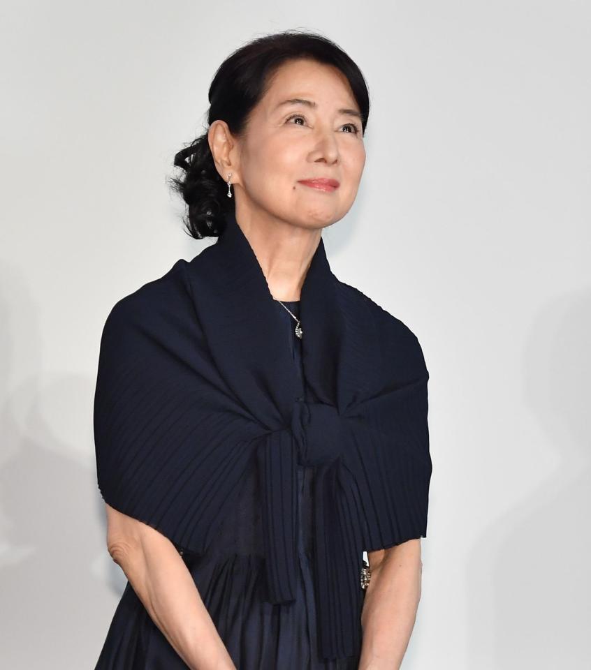 　初日舞台あいさつに登場した吉永小百合（撮影・開出牧）