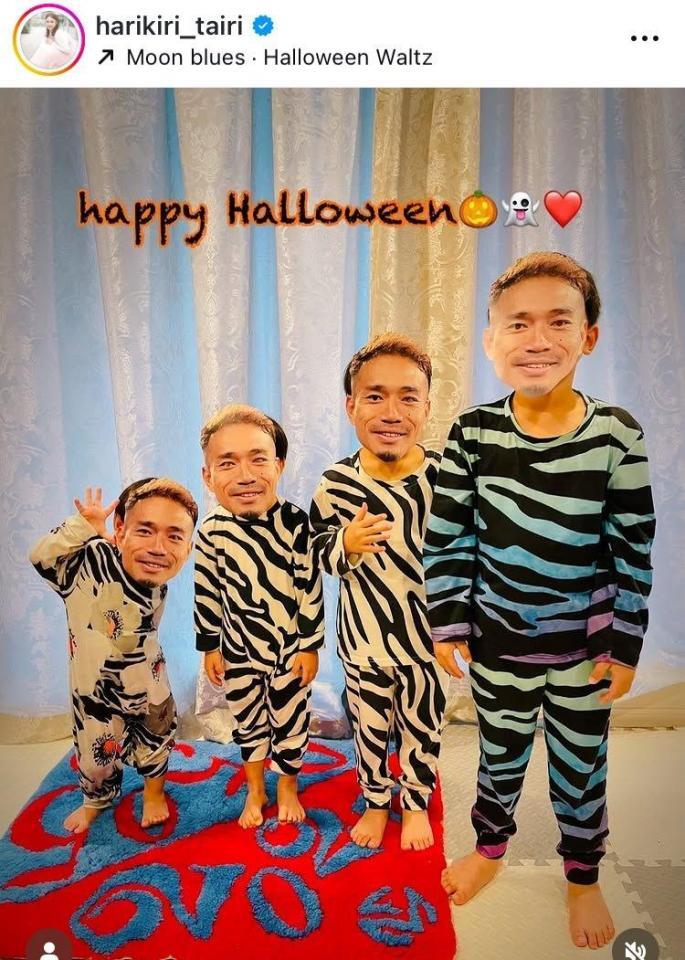 　平愛梨インスタグラム（ｈａｒｉｋｉｒｉ＿ｔａｉｒｉ）より