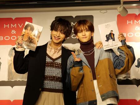 　同級生コンビでイベントを行った木村慧人（左）と中島颯太