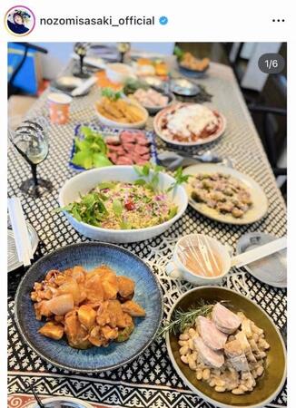 　佐々木希のインスタグラム＠ｎｏｚｏｍｉｓａｓａｋｉ＿ｏｆｆｉｃｉａｌより 