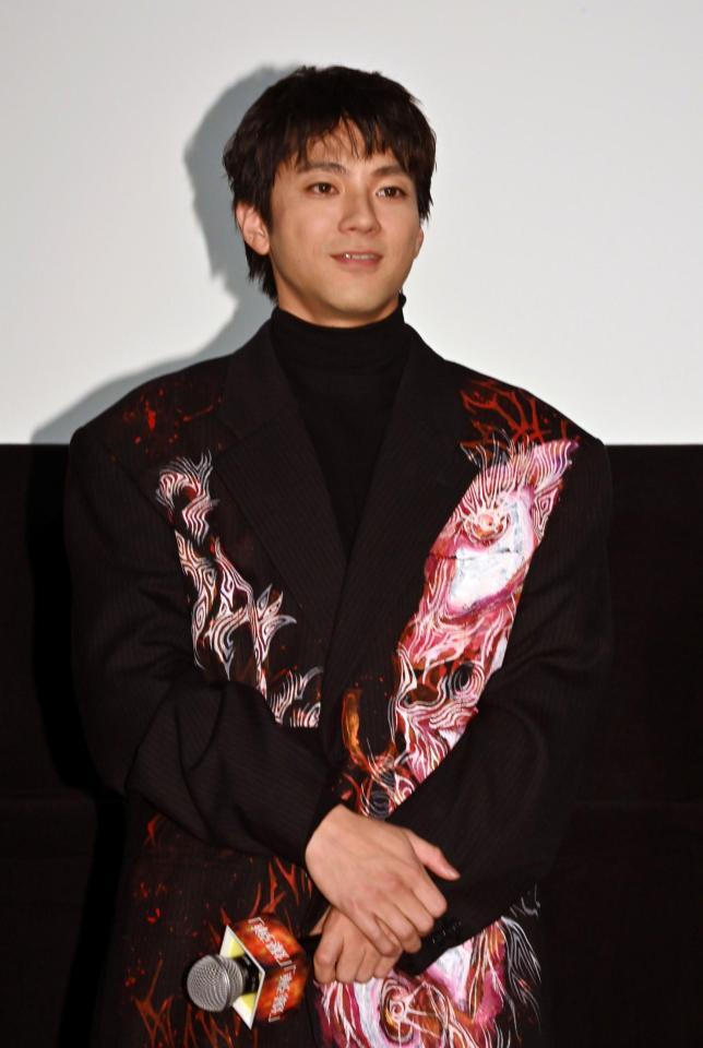 　舞台あいさつに登壇した山田裕貴（撮影・持木克友）