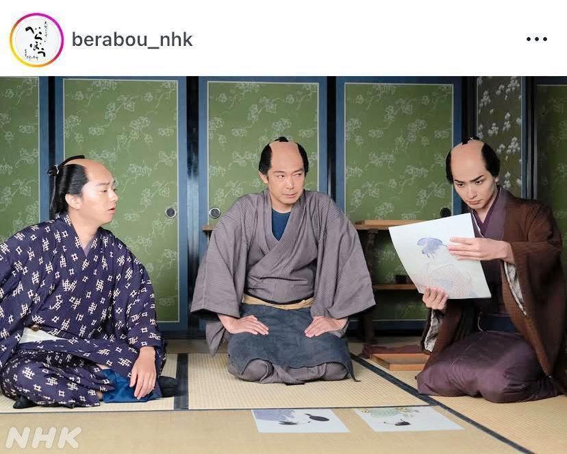 漫画家だったんだ！大河ドラマ「べらぼう～蔦重栄華乃夢噺～」のインスタグラム＠ｂｅｒａｂｏｕ＿ｎｈｋより