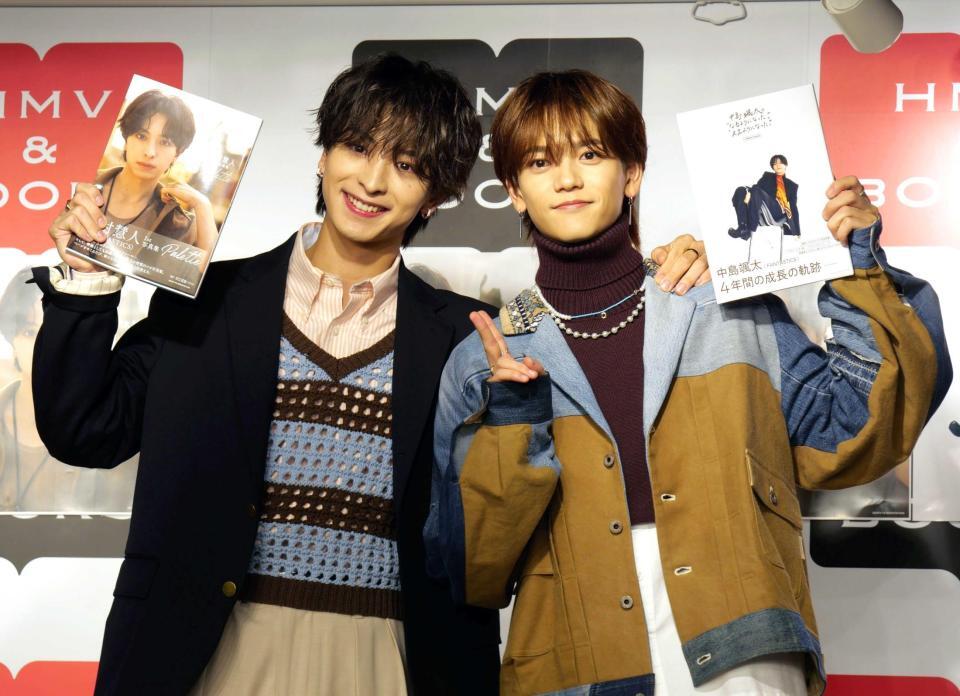 　同級生コンビの木村慧人（左）と中島颯太