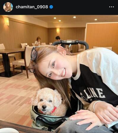 ゆうちゃみのインスタグラム＠ｃｈａｍｉｔａｎ＿０９０８から