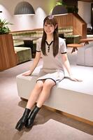 初写真集「なんとかなるなる」を発売した川越紗彩（撮影：野木原晃一）