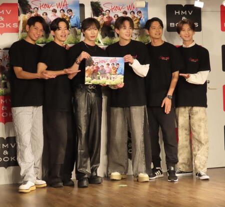 　ＳＨＯＷ－ＷＡの（左から）山本佳志、井筒雄太、塩田将己、向山毅、青山隼、寺田真二郎