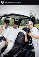 　沢村一樹インスタグラム＠ｉｋｋｉ＿ｓａｗａｍｕｒａ＿ｏｆｆｉｃｉａｌから