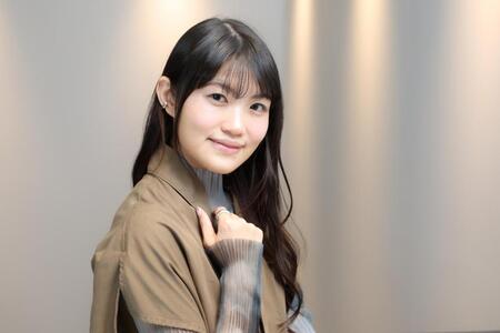 　優しくほほ笑む早見沙織（撮影・吉澤敬太）