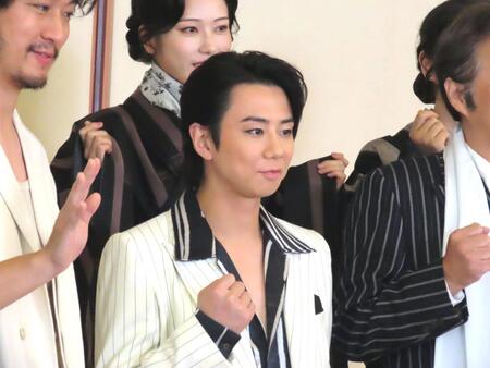 　舞台「醉いどれ天使」の取材会に出席した北山宏光