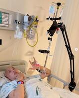 　キム・ソンチャンさんの公式インスタグラム＠ｋｉｍｋｙｕｎｇｍｏｏｆｆｉｃｉａｌより　闘病中の様子も投稿していた