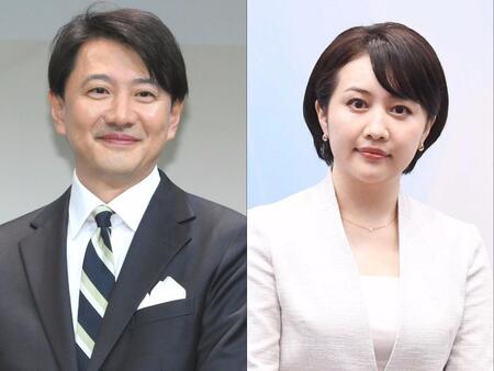 　青井実アナウンサー（左）と相内優香アナウンサー