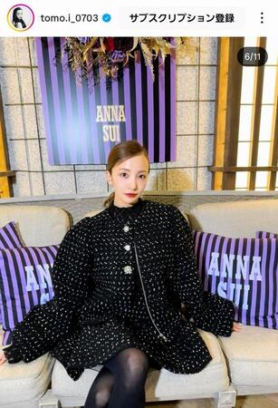 板野友美のインスタグラム＠ｔｏｍｏ．ｉ＿０７０３より
