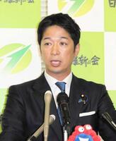 　維新・藤田文武氏＝２０２４年９月９日撮影