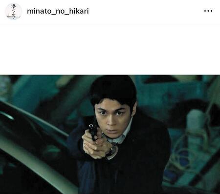 　これが舘ひろしゾッコンの目力！映画『港のひかり』のインスタグラム＠ｍｉｎａｔｏ＿ｎｏ＿ｈｉｋａｒｉより 