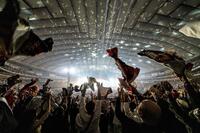 　矢沢永吉ソロデビュー５０周年記念ライブ全景＝ＰＨＯＴＯ：ＨＩＲＯ　ＫＩＭＵＲＡ