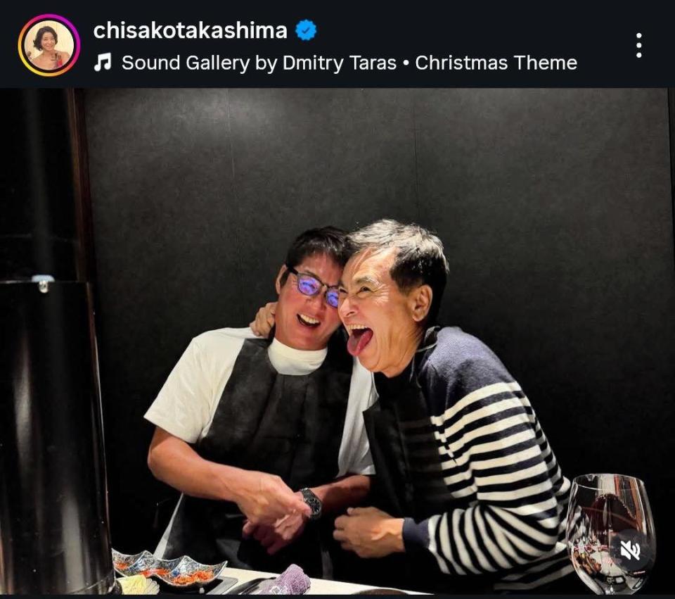 高嶋ちさ子インスタグラム＠ｃｈｉｓａｋｏｔａｋａｓｈｉｍａから