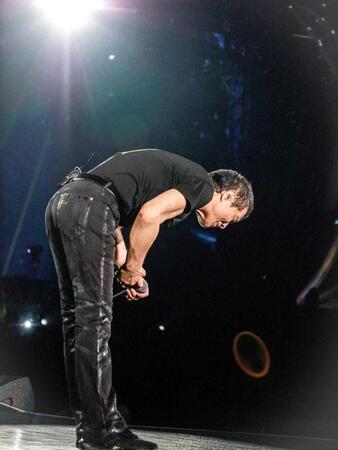 　東京ドームでソロデビュー５０周年記念ライブを開催した矢沢永吉＝ＰＨＯＴＯ：ＨＩＲＯ　ＫＩＭＵＲＡ　