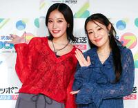 　王林（左）と大沢あかね