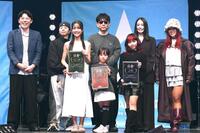 　グランプリに輝いた（前列左から）島村侑、田島あかり、山崎陽愛（後列同）こにわ、ＪＵＭＰＥＩ、☆Ｔａｋｕ　Ｔａｋａｈａｓｈｉ、高石あかり、ＪＥＳＳＩＣＡ（撮影・園田高夫）