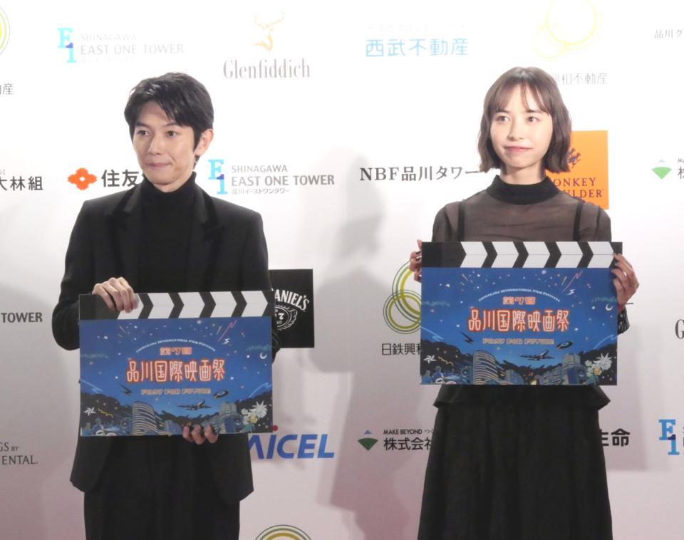 　イベントに出席した本郷奏多（左）と井桁弘恵