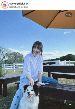 　紗栄子のインスタグラム（ｓａｅｋｏｏｆｆｉｃｉａｌ）より