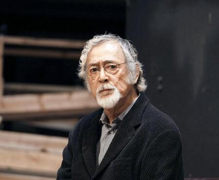 　デイリースポーツのインタビューに応じた仲代達矢さん＝２０１０年