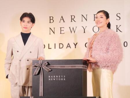 　イベントに出席した増子敦貴（左）とアンミカ