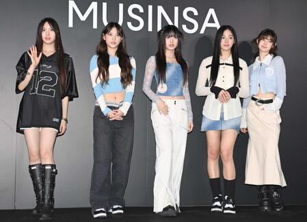 　ＮｅｗＪｅａｎｓ（左から）ヘイン、ヘリン、ハニ、ミンジ、ダニエル