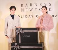 　イベントに出席した増子敦貴（左）とアンミカ