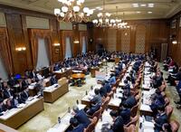 　総括質疑を実施した参院予算委