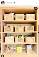 自宅のパントリー。これはほんの一部。ベッキーのインスタグラム＠ｂｅｃｋｙ＿ｄａｙｏ（１０月２３日付）より 