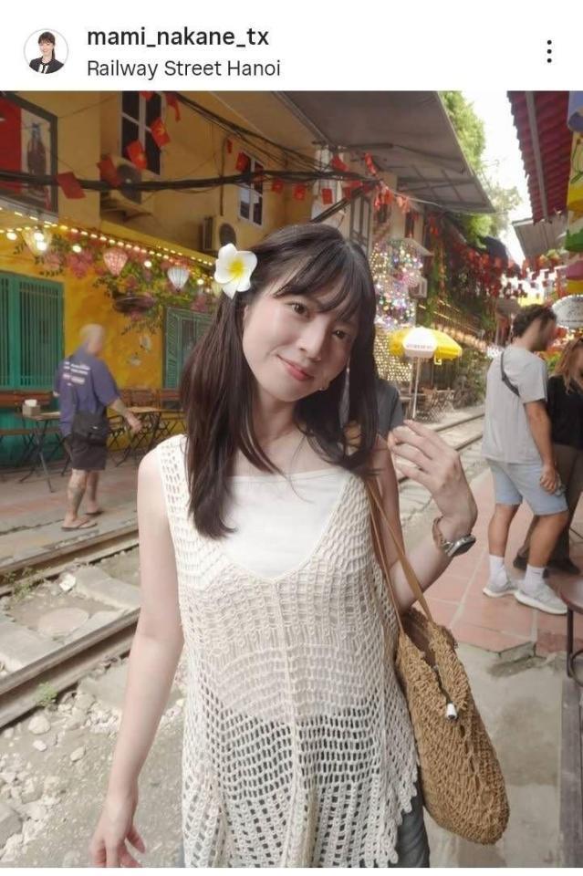 　中根舞美アナウンサーのインスタグラム（＠ｍａｍｉ＿ｎａｋａｎｅ＿ｔｘ）から。