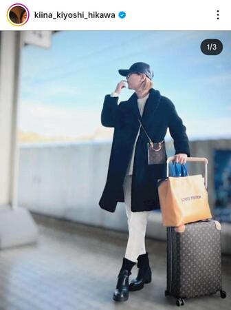 氷川きよしのインスタグラム＠ｋｉｉｎａ＿ｋｉｙｏｓｈｉ＿ｈｉｋａｗａ（１１月１２日付）より