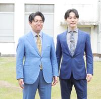 　取材会に出席した中野なかるてぃん（左）とヤス