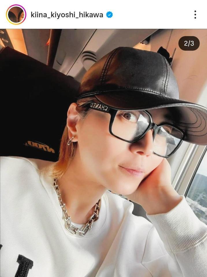 氷川きよしのインスタグラム＠ｋｉｉｎａ＿ｋｉｙｏｓｈｉ＿ｈｉｋａｗａ（１１月１２日付）より