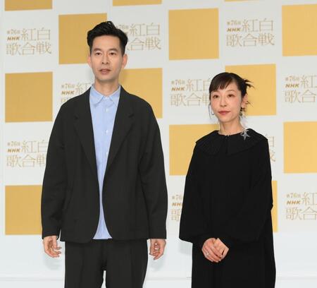 　ハンバート　ハンバートの佐藤良成（左）と佐野遊穂（撮影・堀内翔）